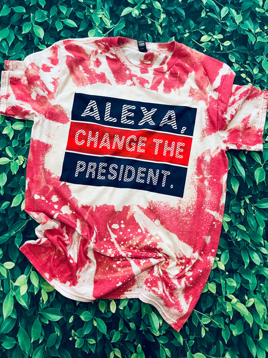 Alexa- change the president